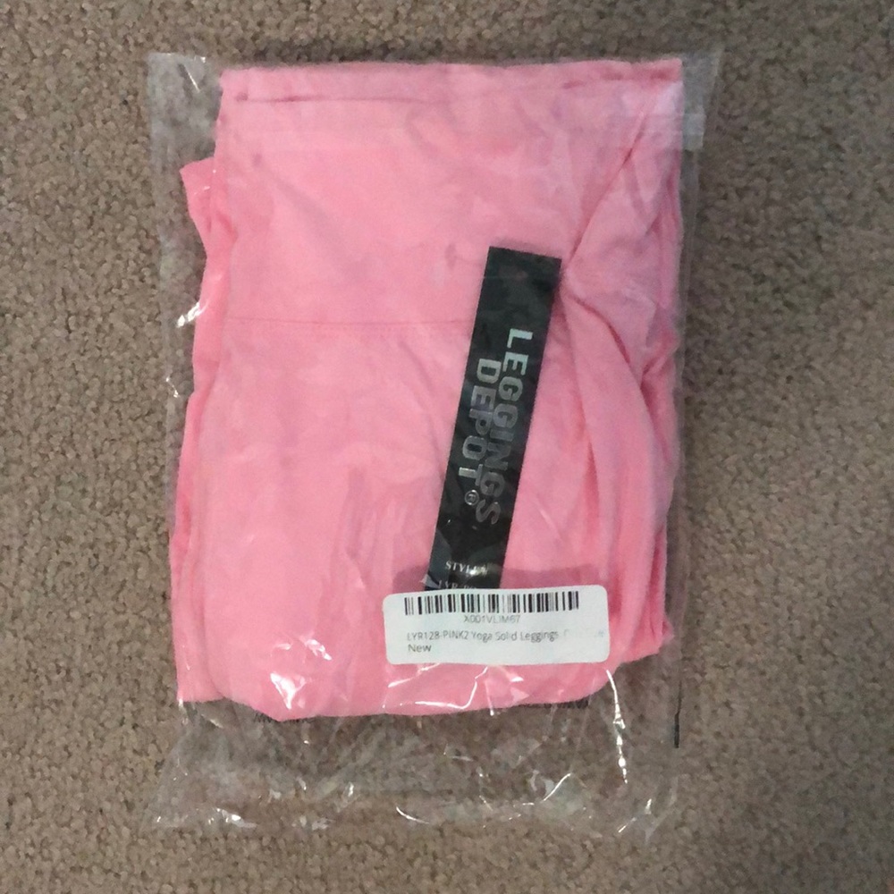 Pink leggings